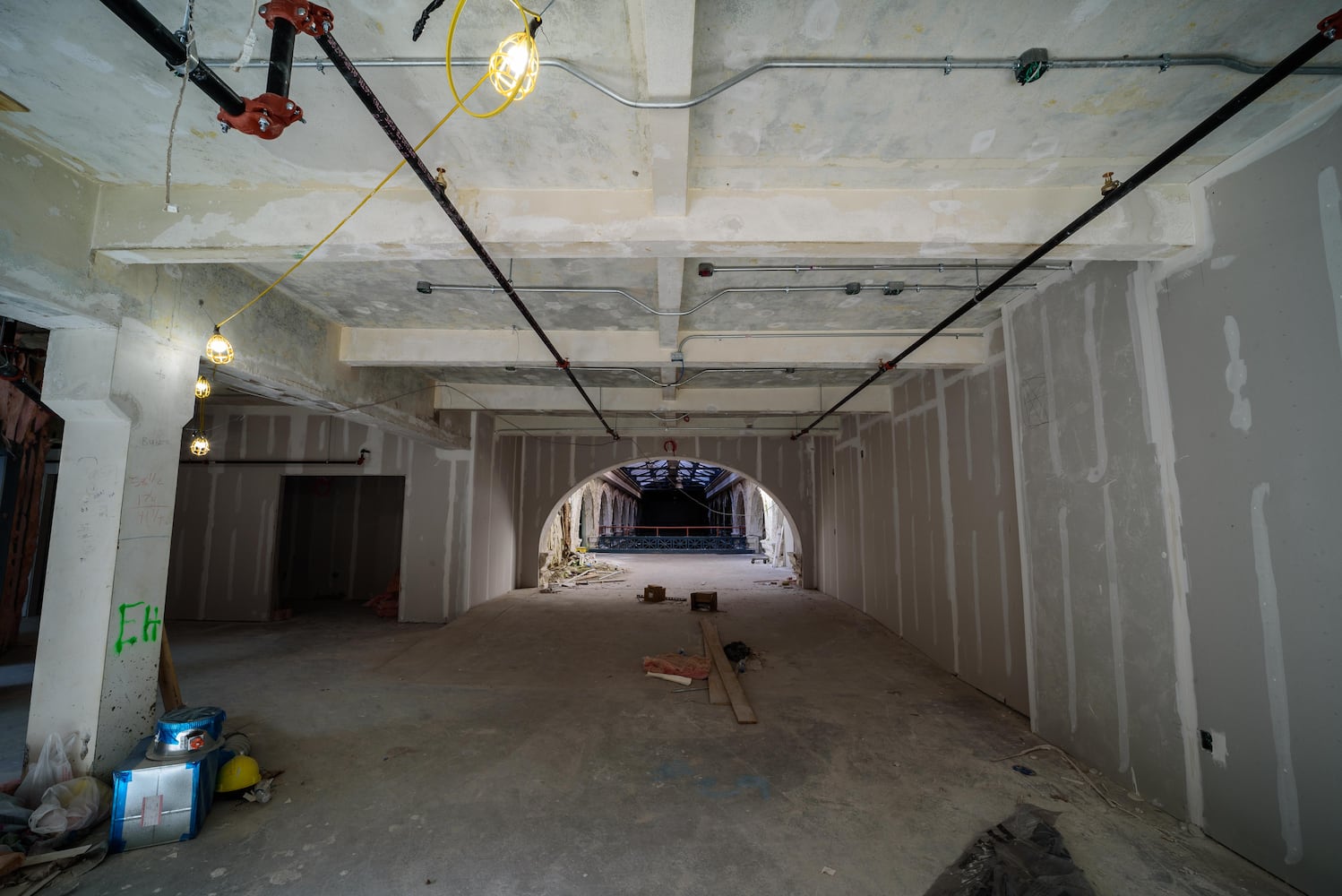 Dayton Arcade construction October 2020