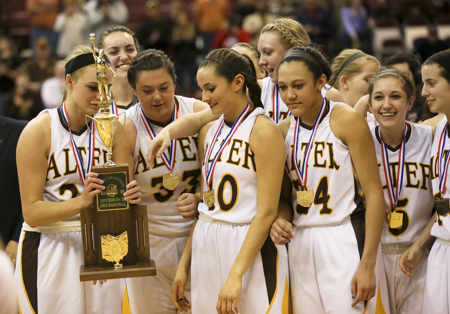 Alter girls basketball: 2015 state championship