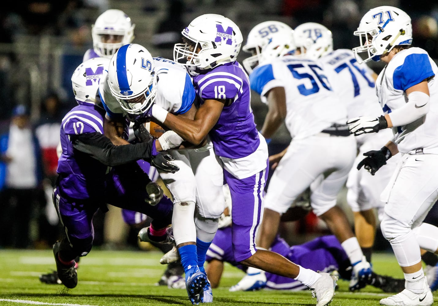 Hamilton Big Blue football beats Middletown Middies Friday, Oct. 19