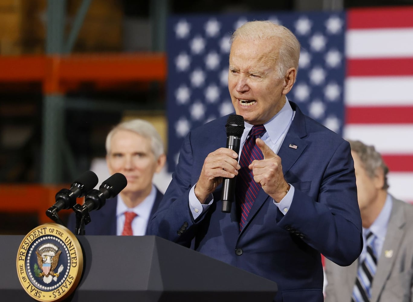 President Joe Biden in Hamilton