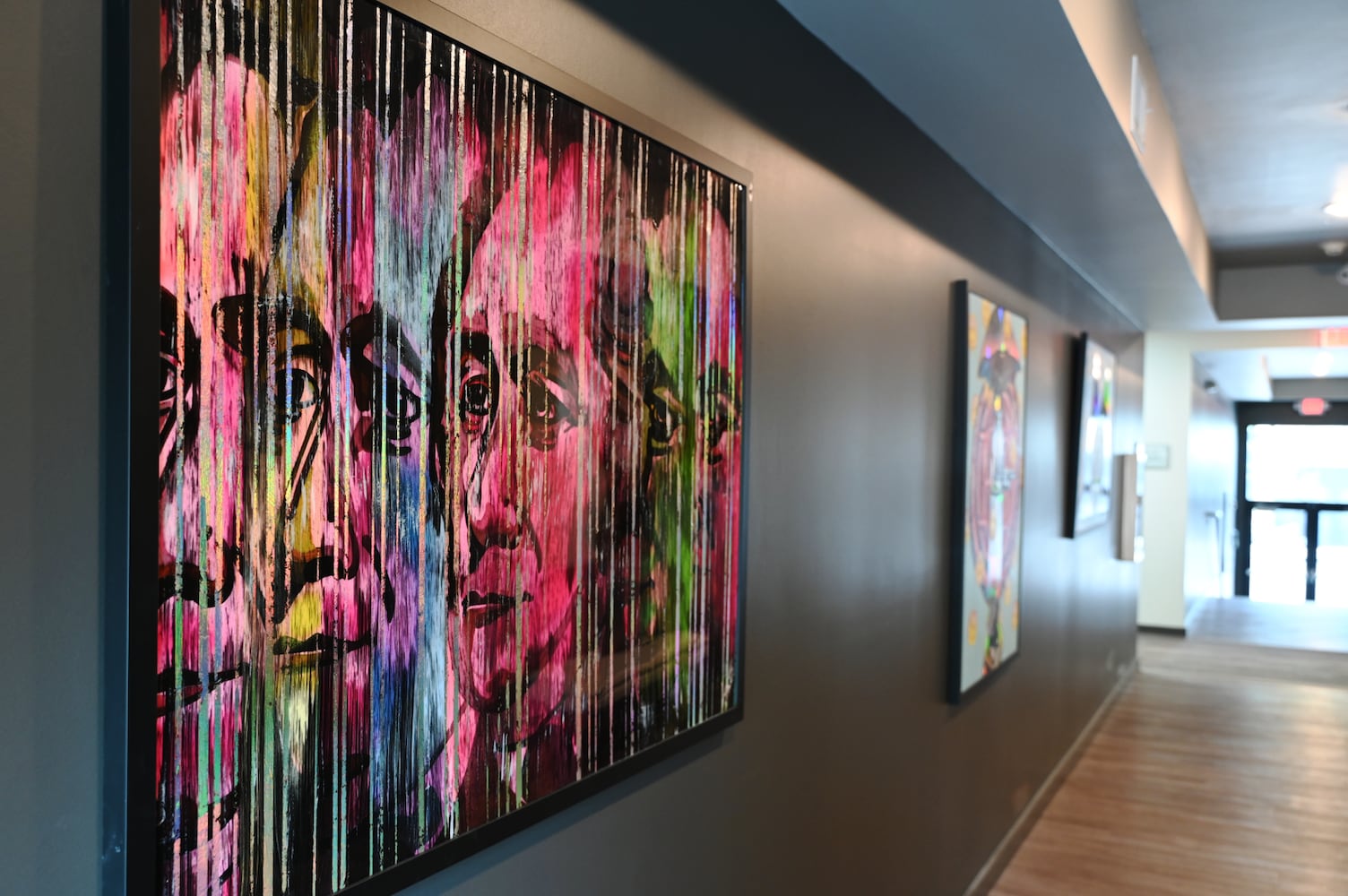 New, modern Rossville Flats art installed