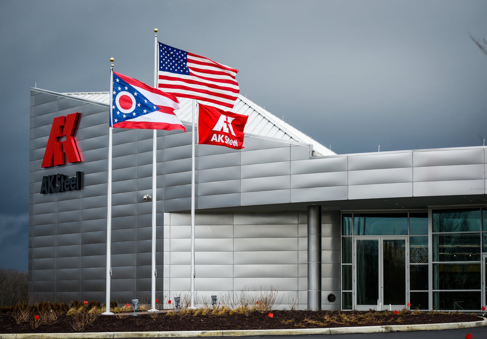 The AK Steel Research and Innovation Center is located off Interstate 75 n Middletown. NICK GRAHAM/STAFF