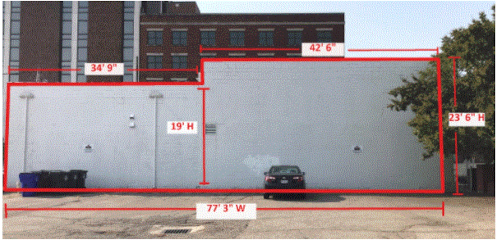 The Hamilton Firefighters IAFF Local 20 union hall is a 2021 site for a StreetSpark mural. PROVIDED