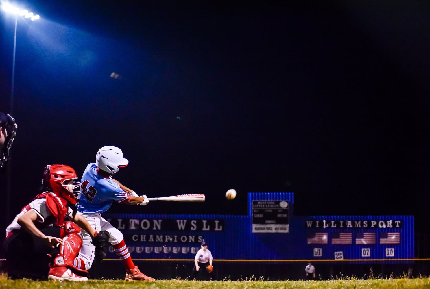 Youth baseball teams get back in action just after midnight