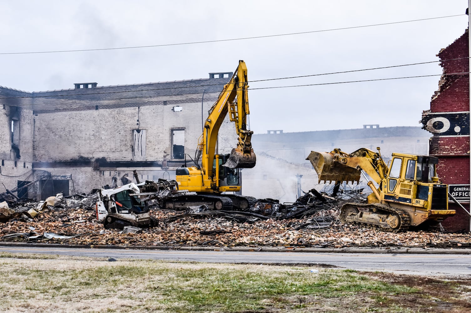 PHOTOS: Aftermath of huge New Year’s Day warehouse fire in Middletown