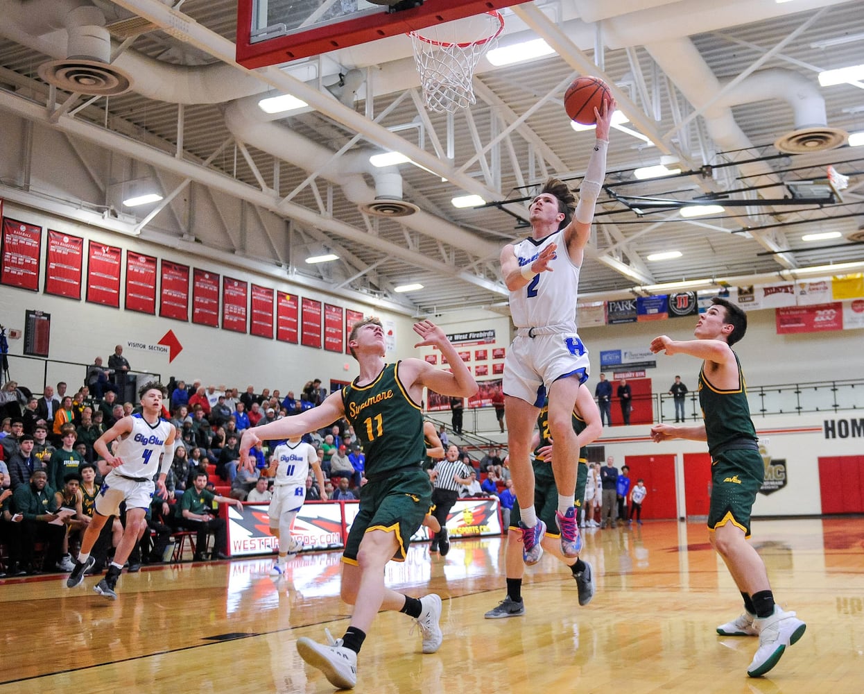 Hamilton vs Sycamore sectional basketball