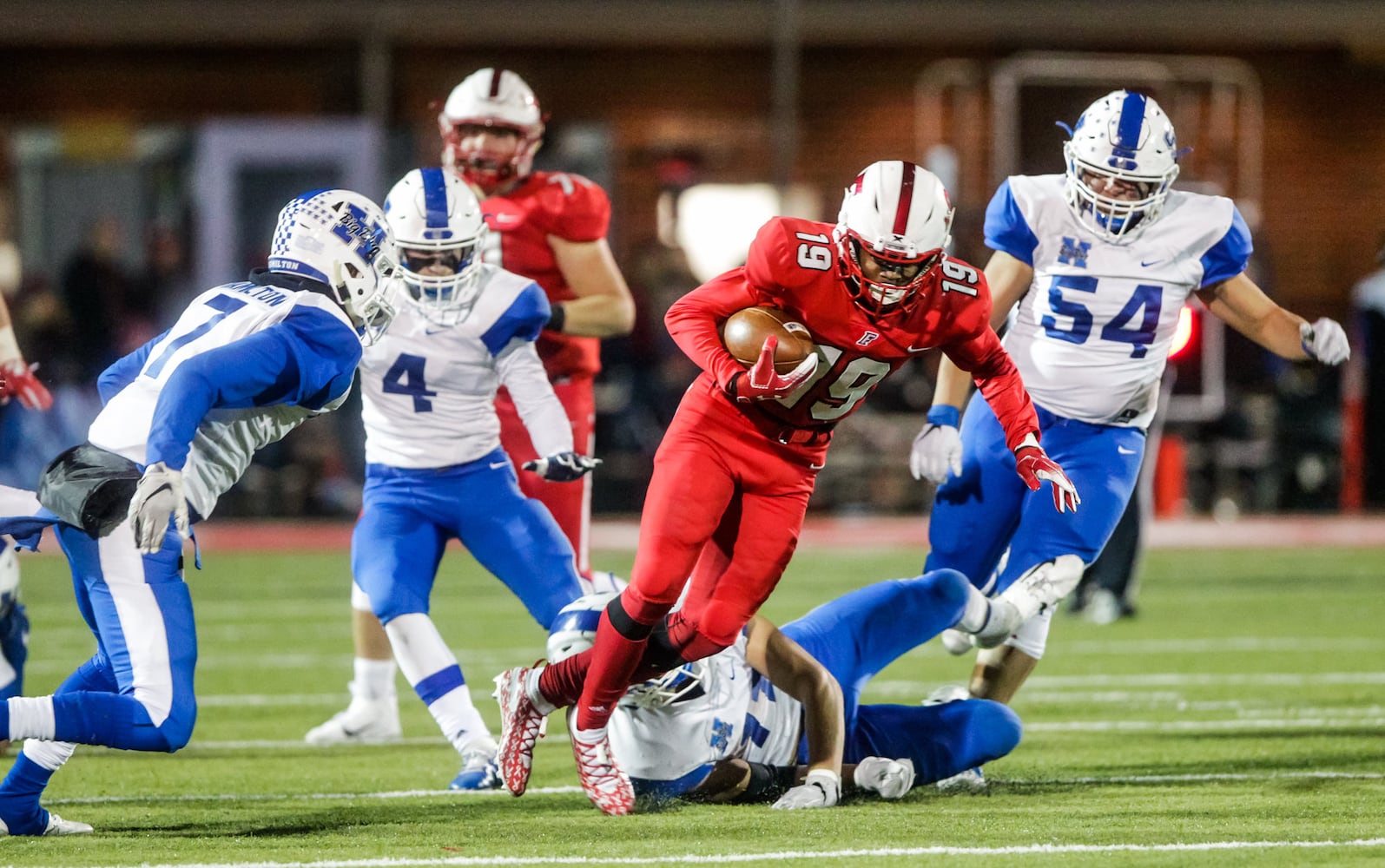 Fairfield beats Hamilton in first round of football playoffs