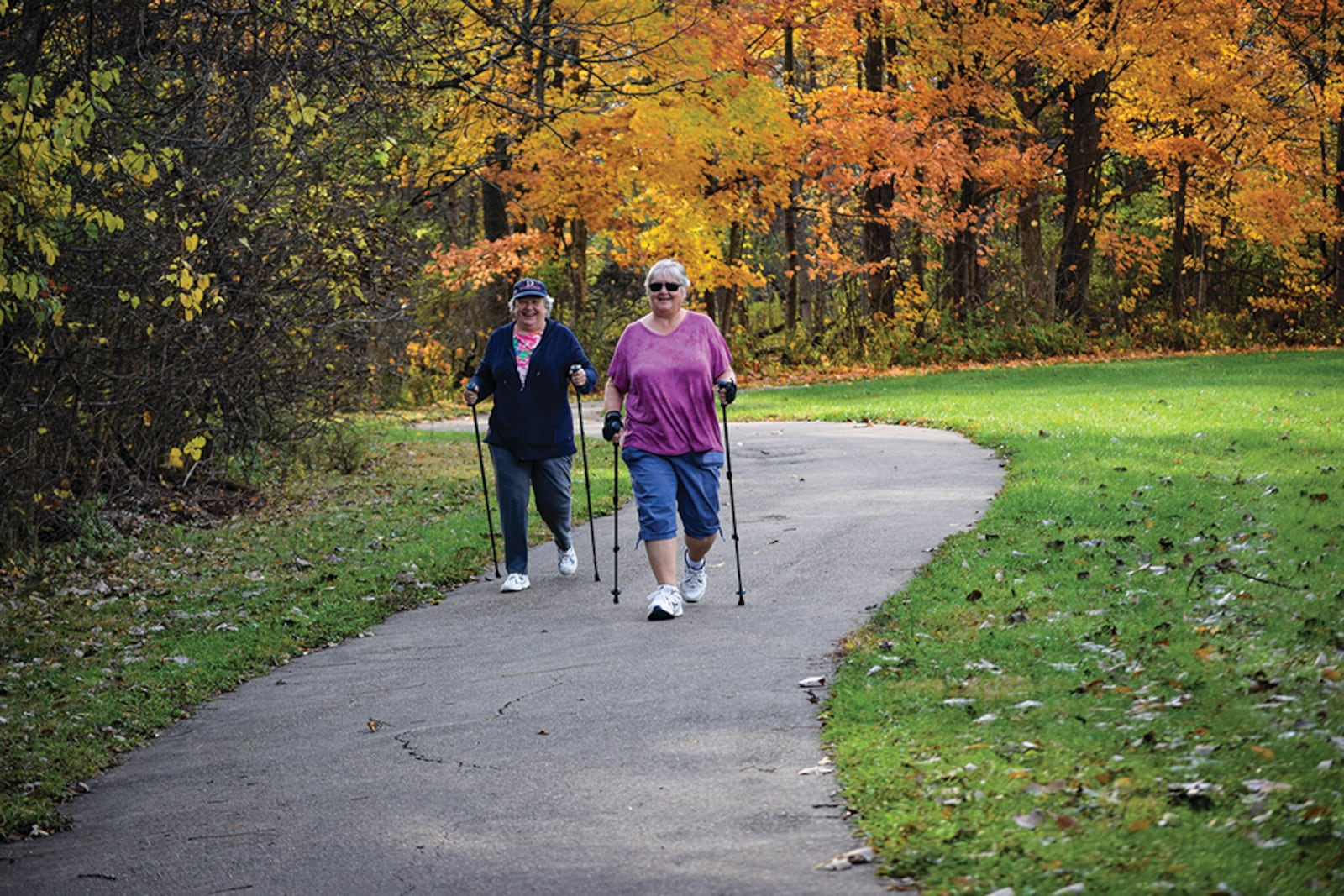 The Centerville-Washington Park District's Trail Trekking program is open to adults of all ages and abilities - Contributed