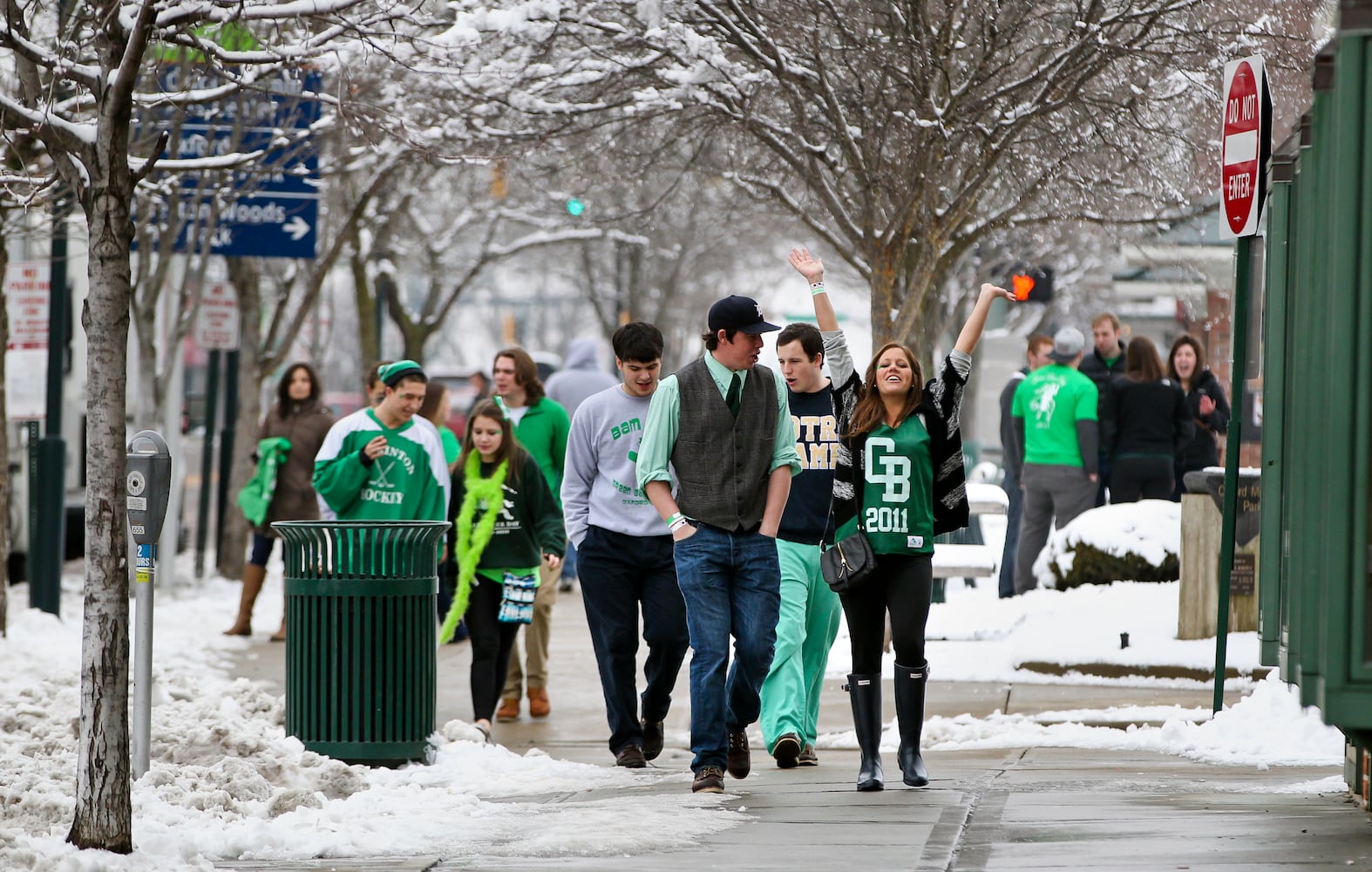 Green Beer Day in Oxford through the years