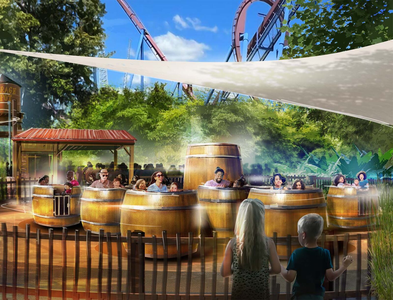 Cargo Loco is a dizzying new feature being added at Kings Island in 2023. CONTRIBUTED