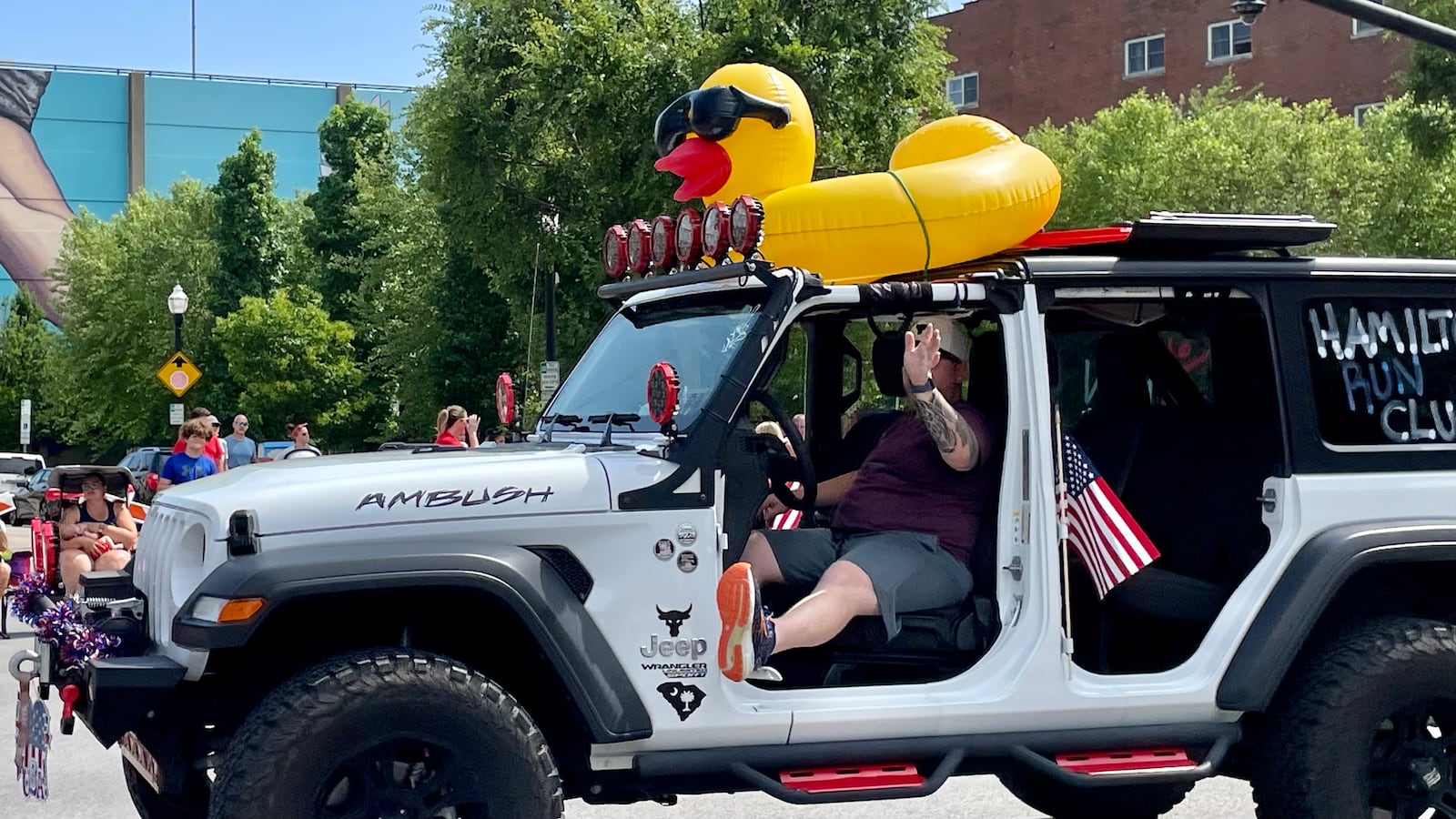 The annual Hamilton Fourth of July parade in 2023 had 100 entrants with more than 1,700 participants in the mile-long parade, which is Butler County‘s largest Fourth of July procession. MICHAEL D. PITMAN/STAFF