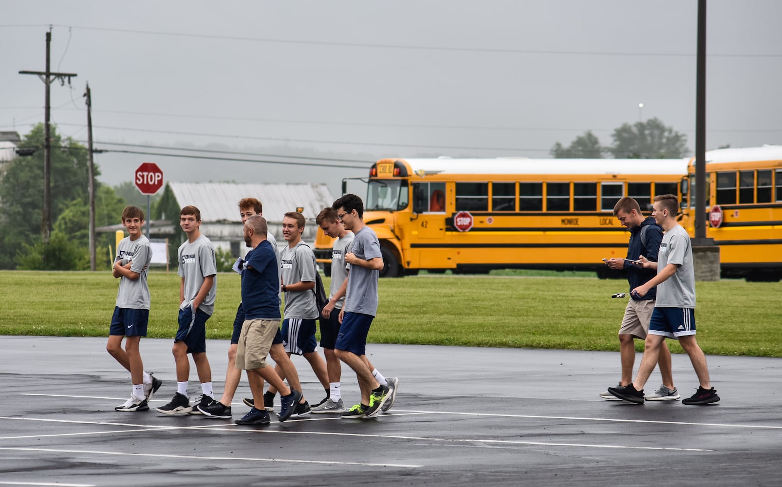 Active shooter training at Ross Middle School