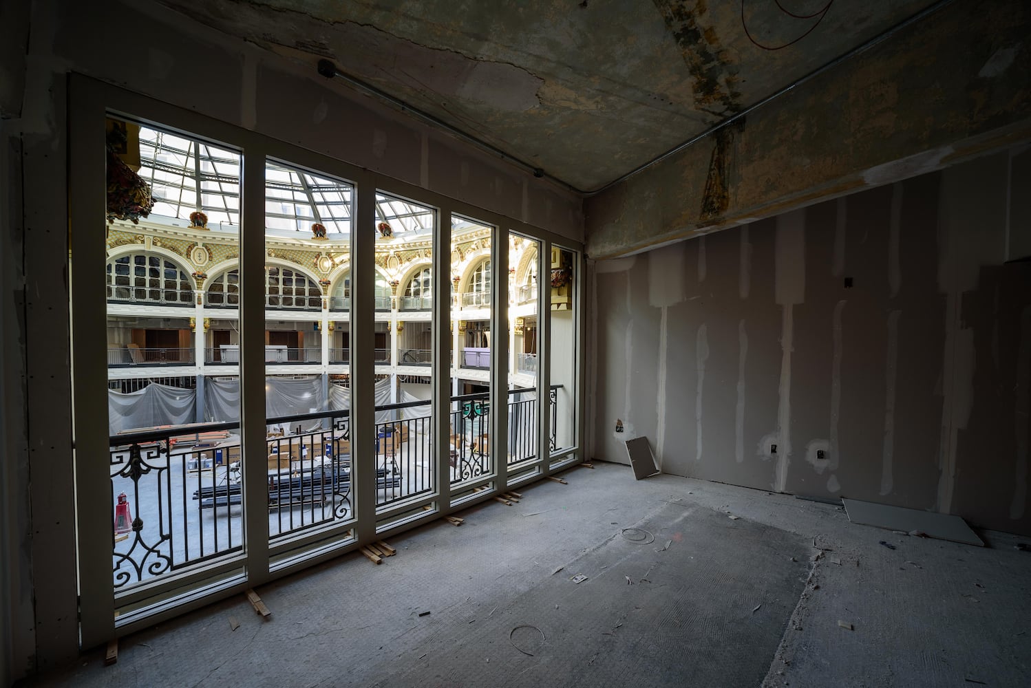 Dayton Arcade construction October 2020