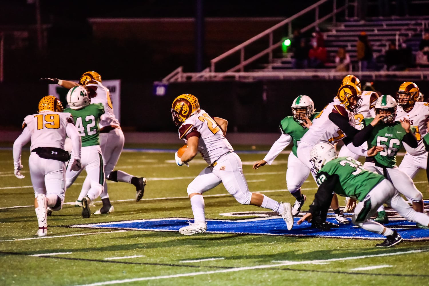 Badin beats Ross in first round of football playoffs