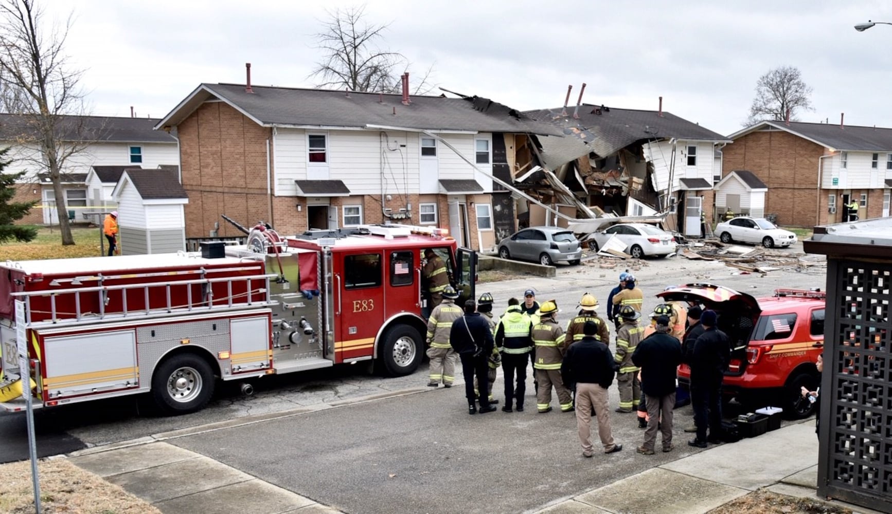 PHOTOS: Middletown apartment building collapse injures 1