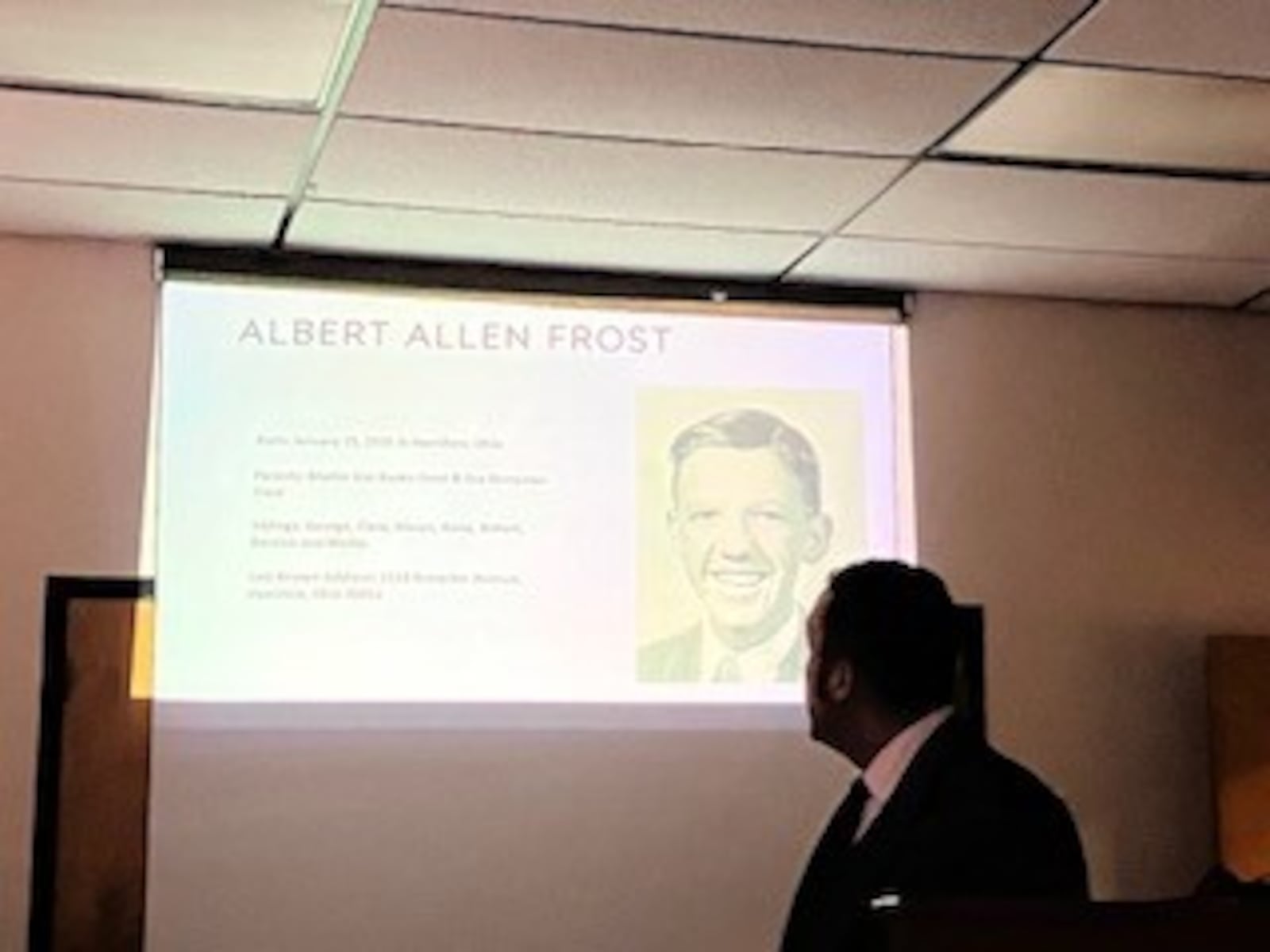 Through DNA testing Albert Frost of Hamilton has been identified a the person found in Eaton in 1968 LAUREN PACK/STAFF