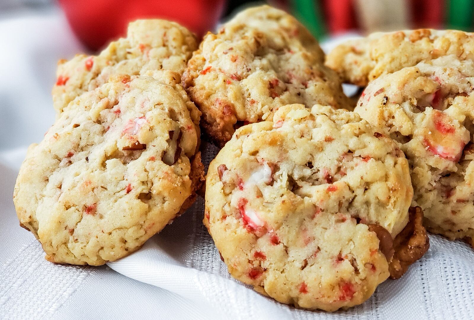 Peppermint Pecan Shortbread Cookies by Rachel Houser. NICK GRAHAM/STAFF