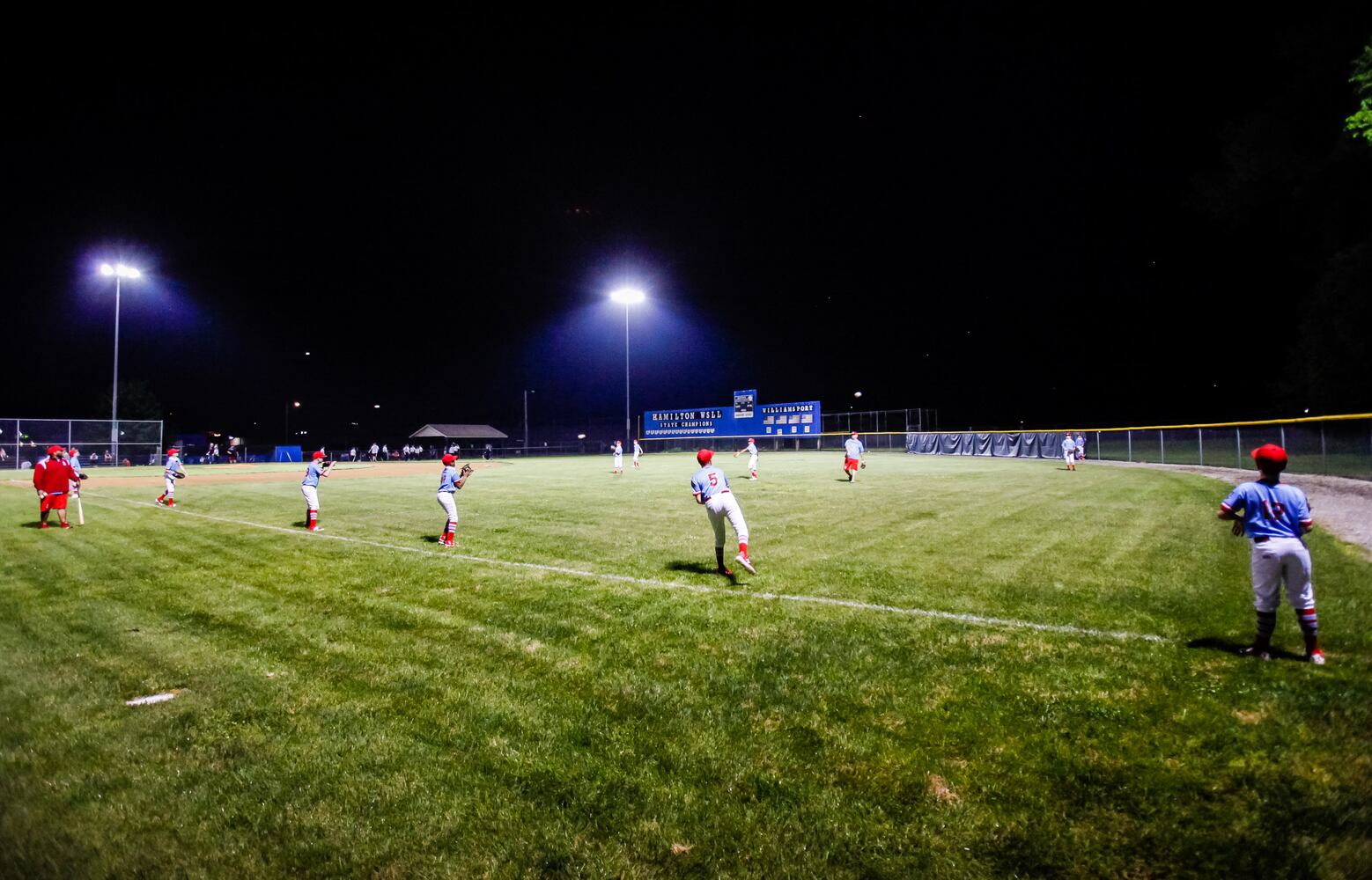 Youth baseball teams get back in action just after midnight