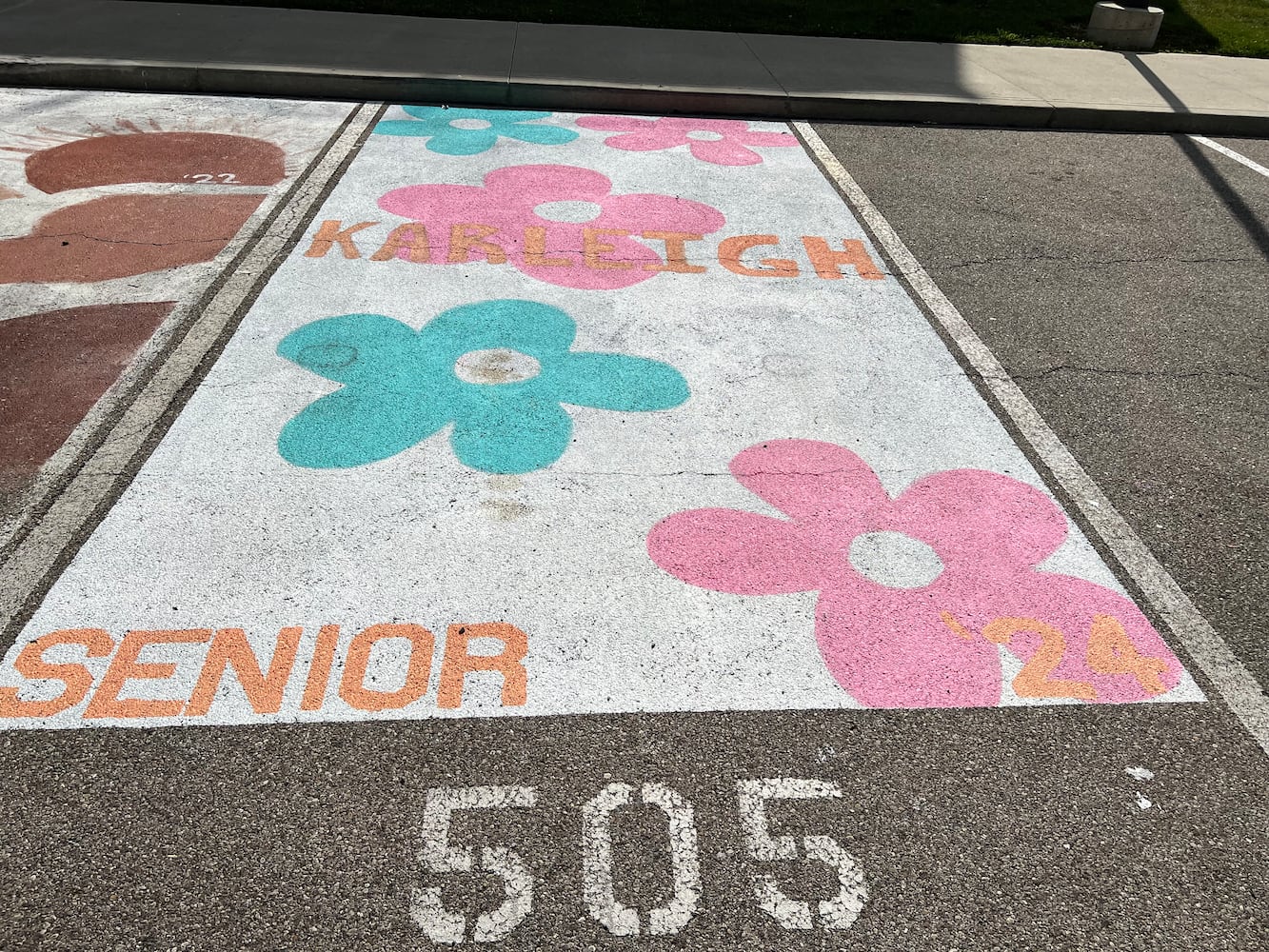 middletown high school parking lot