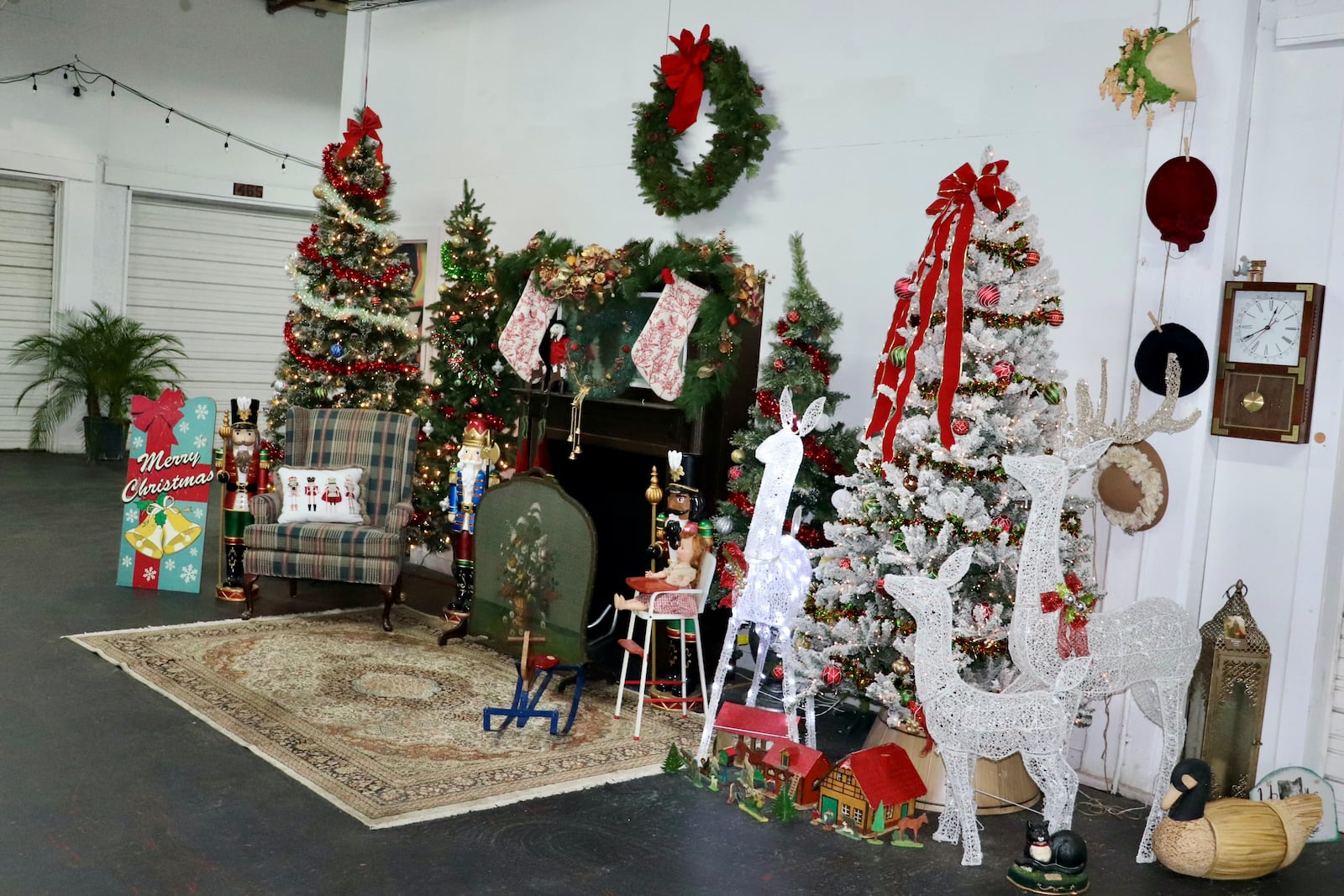 Christmas display at Front Street arts district in Dayton on Sunday, Dec. 22, 2024. NEAL CRABILL/CONTRIBUTED