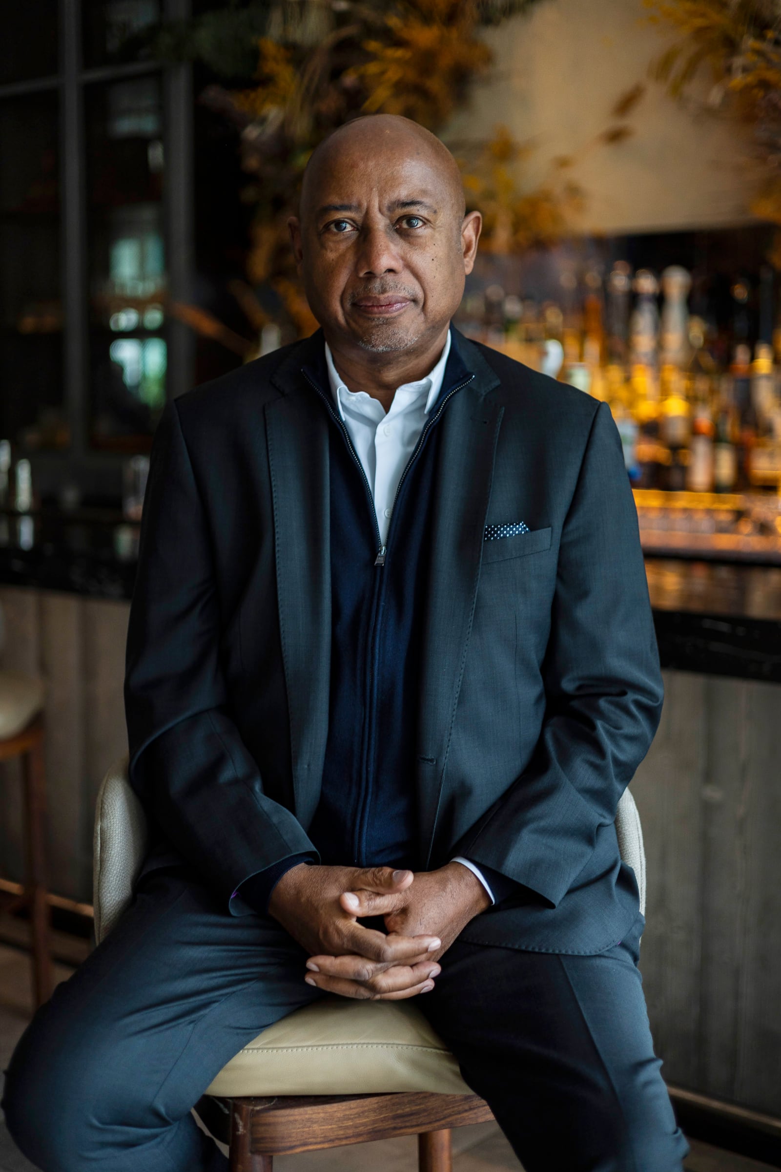 FILE - Director Raoul Peck poses for a portrait during the Toronto International Film Festival on Sept. 9, 2023. (Photo by Joel C Ryan/Invision/AP, File)