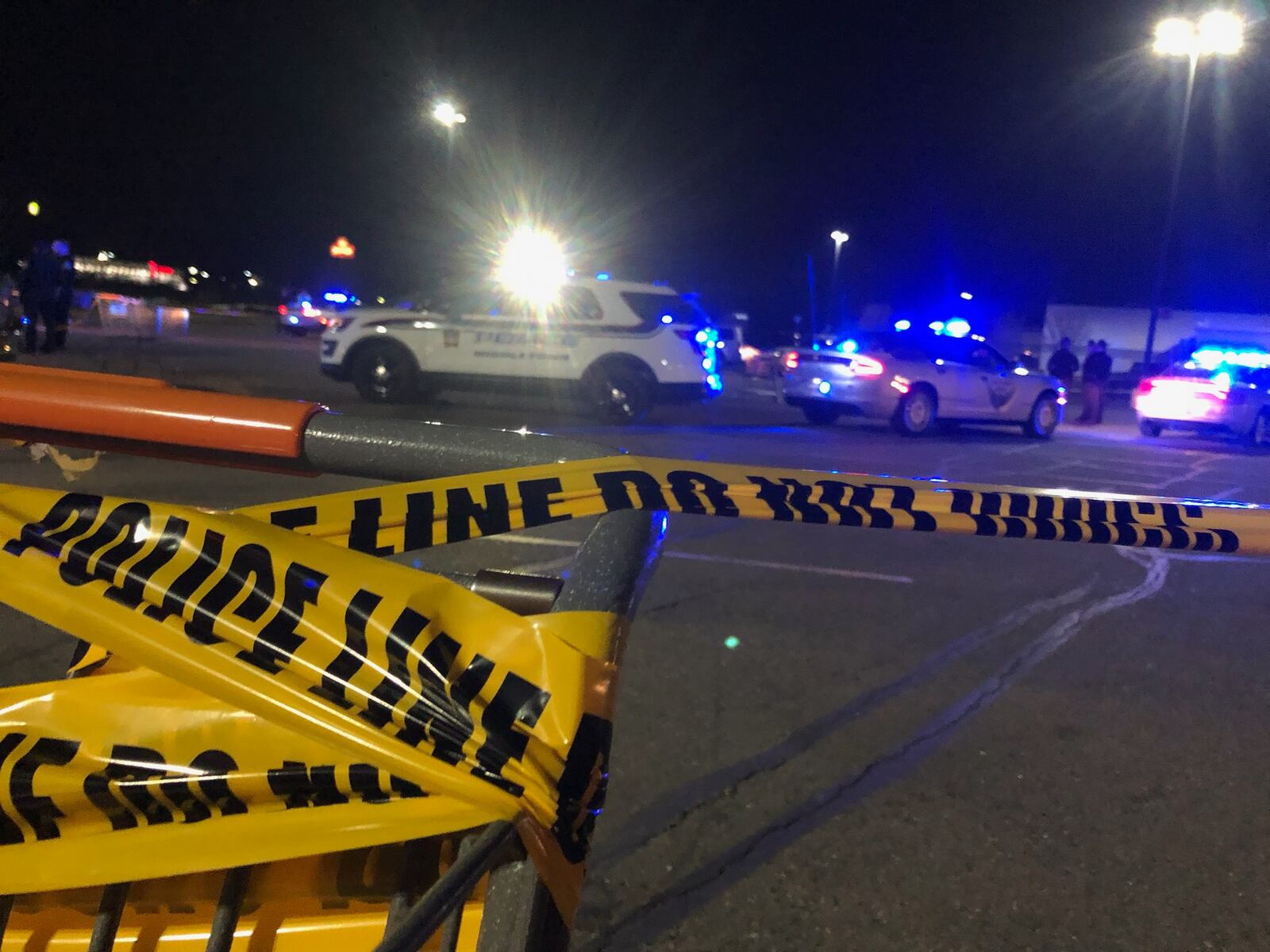 Middletown police shot and killed a man after a traffic stop Feb. 25 in the Walmart parking lot, 2900 Towne Blvd. Victor Lykins, 47, was pronounced dead at the scene. RICK McCRABB/STAFF