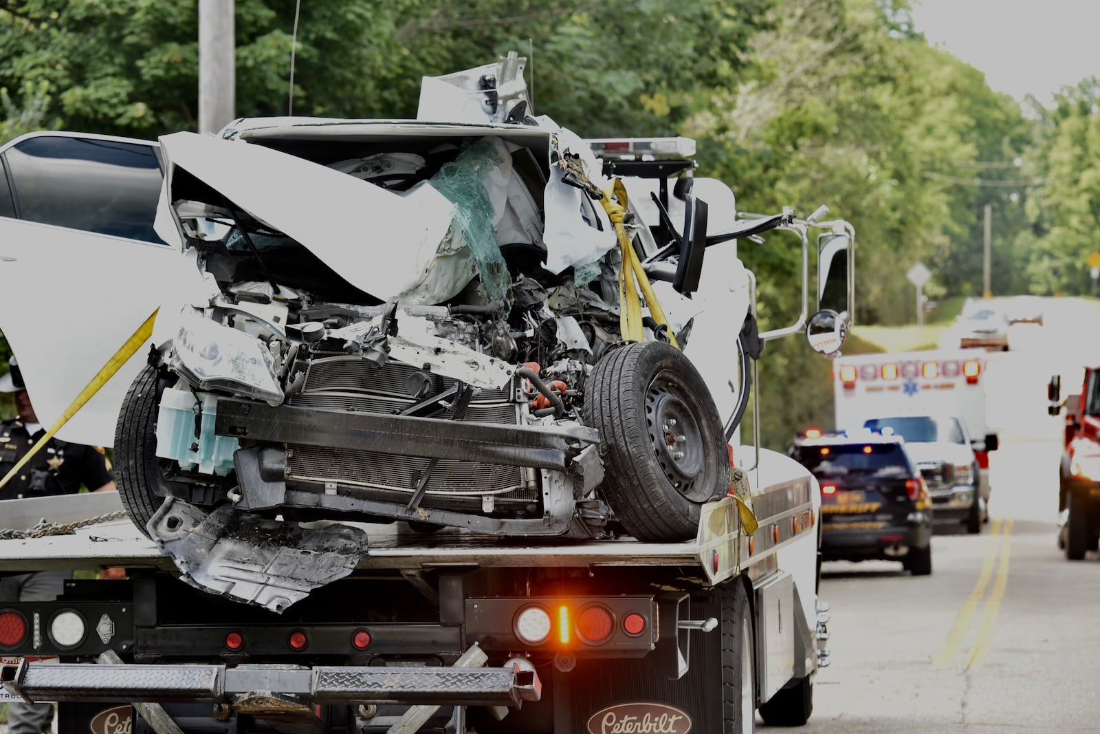 One person was pronounced dead at the scene of a single-vehicle crash Wednesday, Aug. 8, in Reily Twp. 