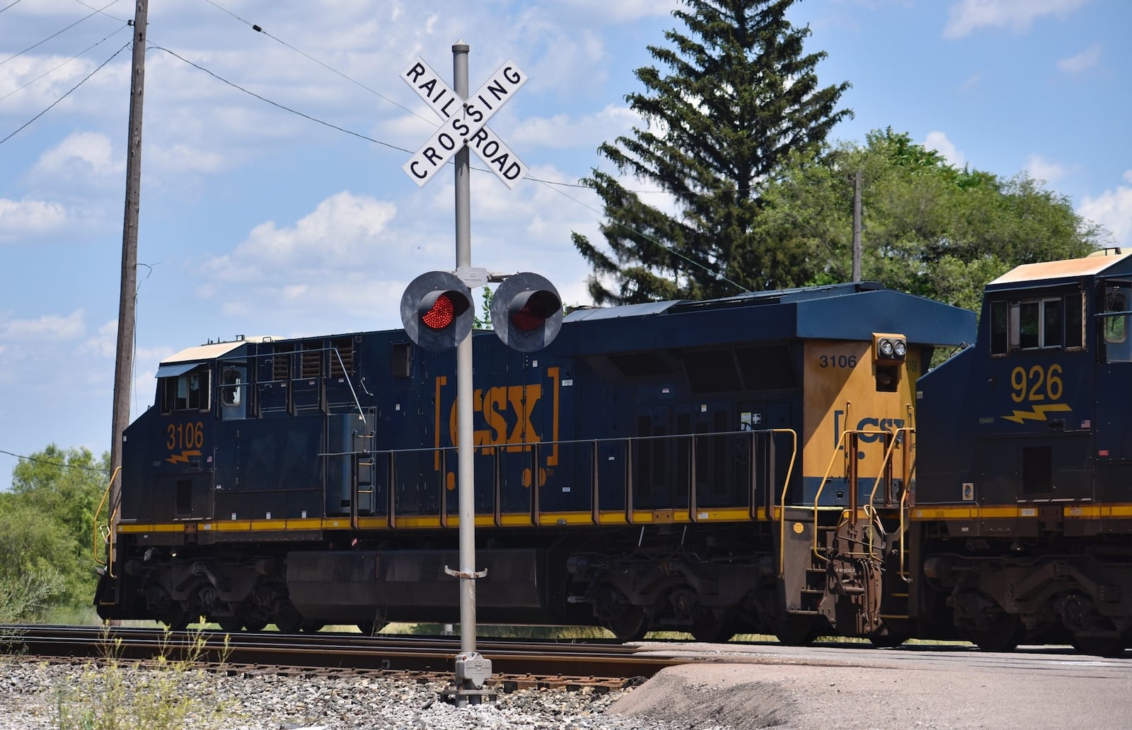 Residents of the Cedar Grove subdivision in St. Clair Twp. are hoping the Butler County commissioners can help solve a problem with slow or stopped trains blocking access for emergency and other vehicles.