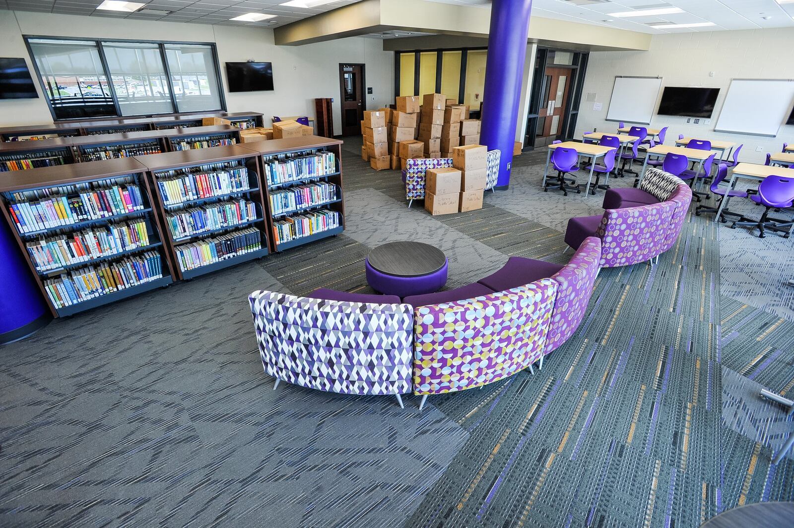 The new Middletown Middle School is nearly complete. Students and faculty will move from the old school to the new school on the same campus as the high school when school starts back in September. 