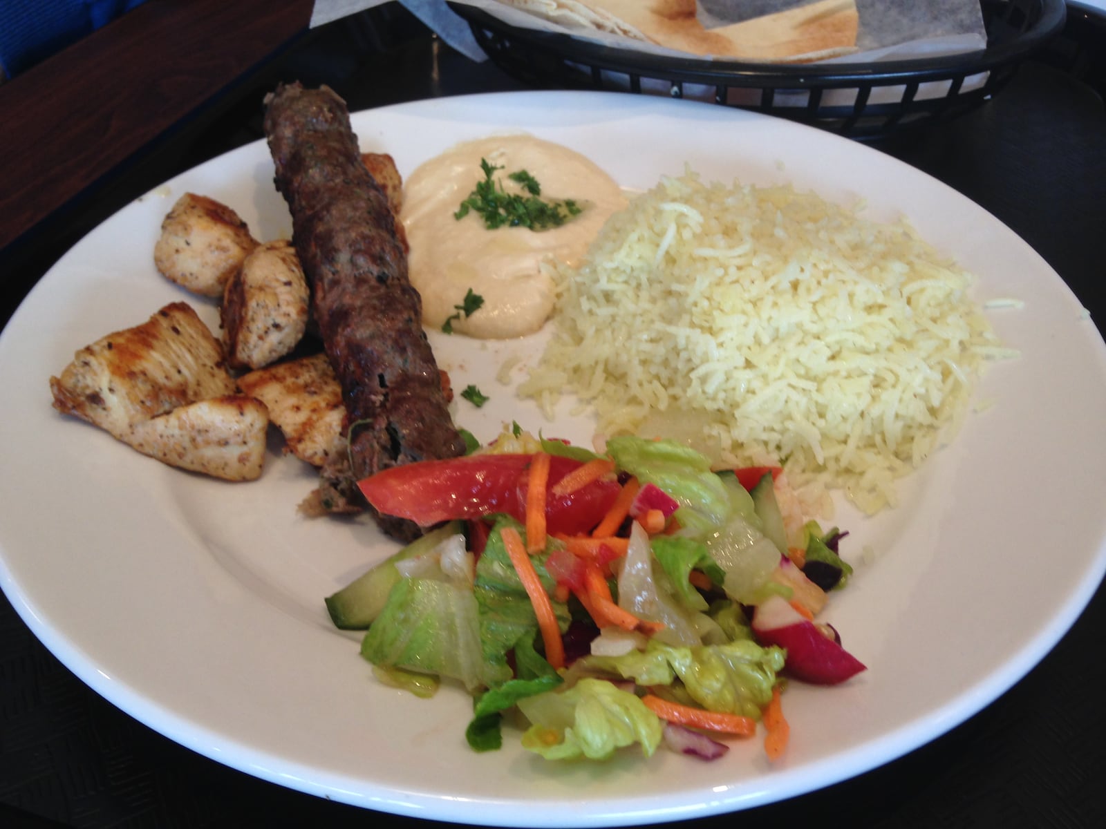 Kinz Kabob opened last week at 7312 Kingsgate Way in West Chester Twp. just south of Tylersville Road. The new eatery features Mediterrean grill cuisine. ERIC SCHWARTZBERG/STAFF