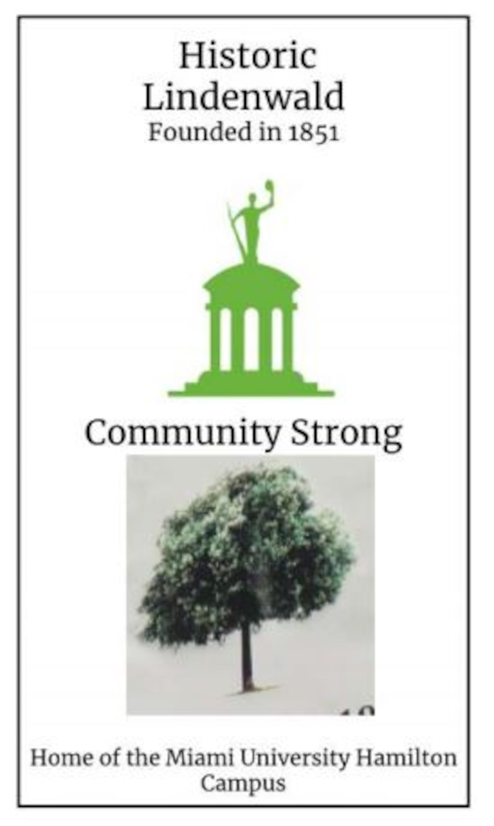 Miami planning students recommended increased use of signage, including better light posts, to brighten the Lindenwald business district and make it more inviting to students of Miami's Hamilton campus. PROVIDED