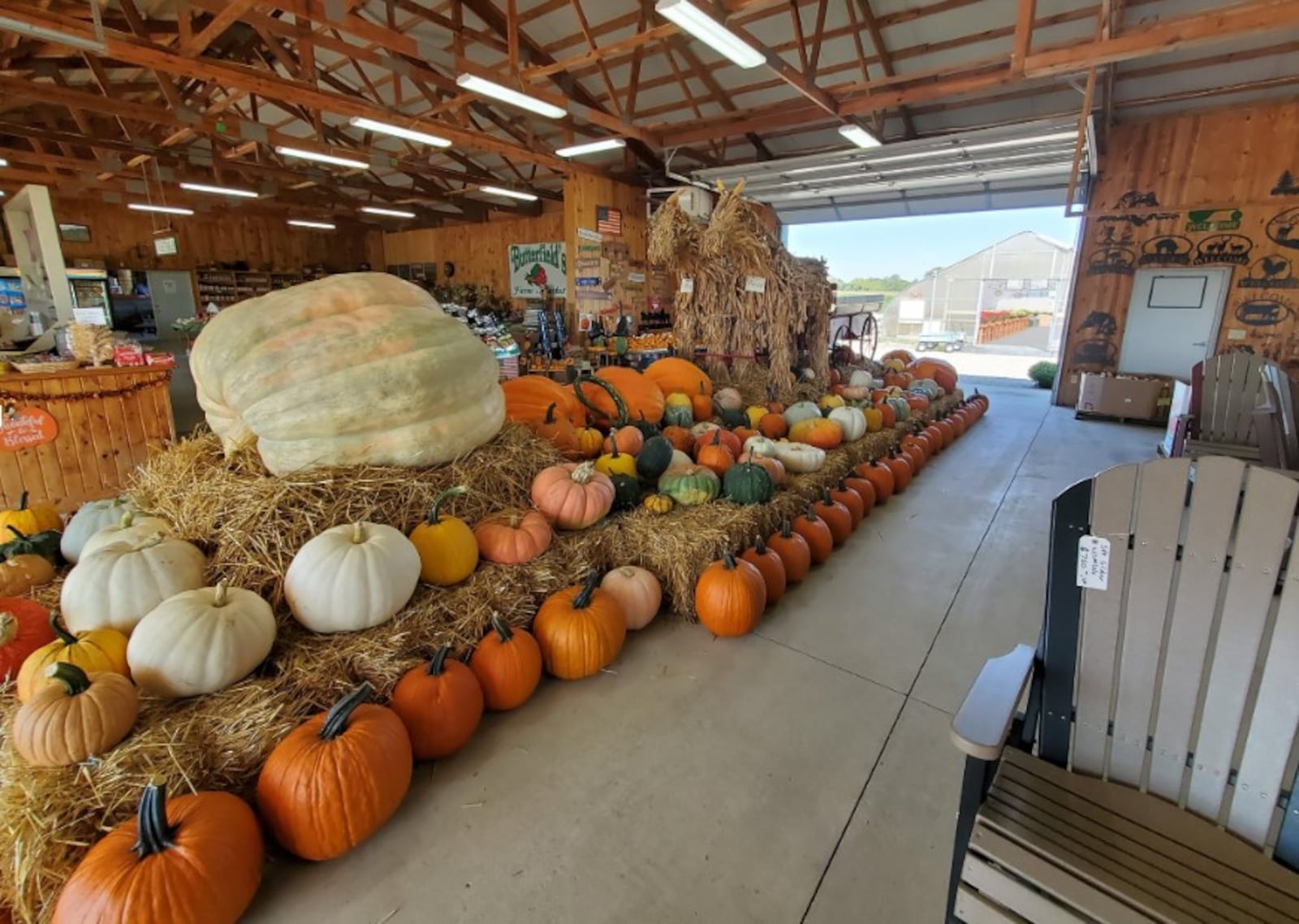 Butterfields Farm Market, on Trenton Oxford Road in Oxford, offers fall items in its store and has a corn maze on site. CONTRIBUTED