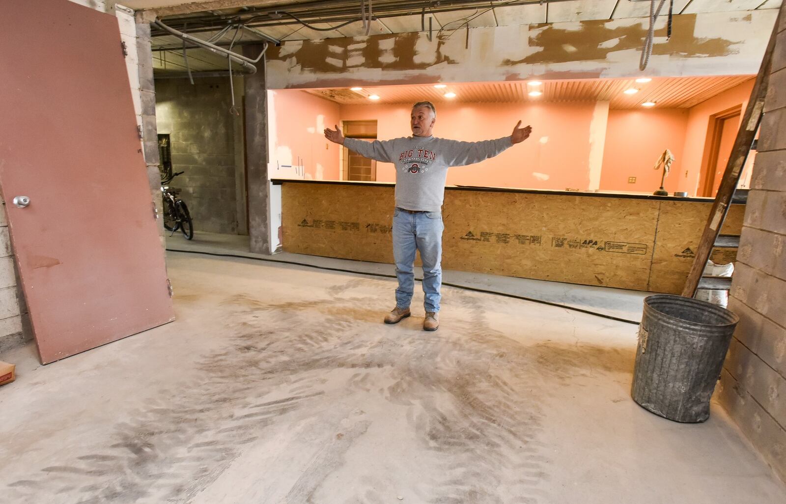 Mike Allen stands inside the former Middletown Senior Citizens Center that is being renovated into a new BMW motorcycle dealership on N. Verity Parkway Wednesday, March 20, 2019 in Middletown. The dealership, service shop and cafe should be open later this year. NICK GRAHAM/STAFF