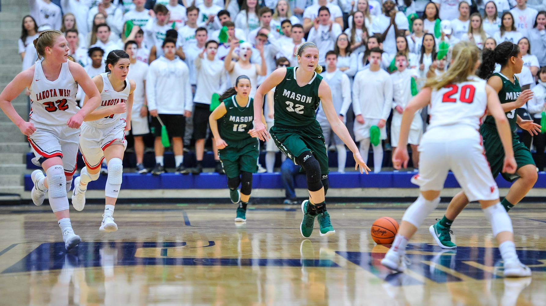 Mason vs Lakota West girls basketball