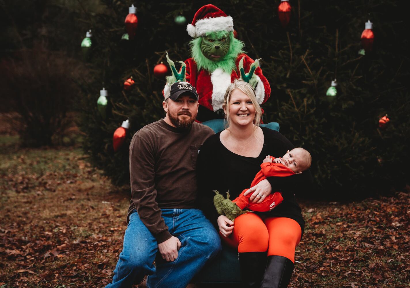 Photos: The Grinch surprises, scares children during photo shoot