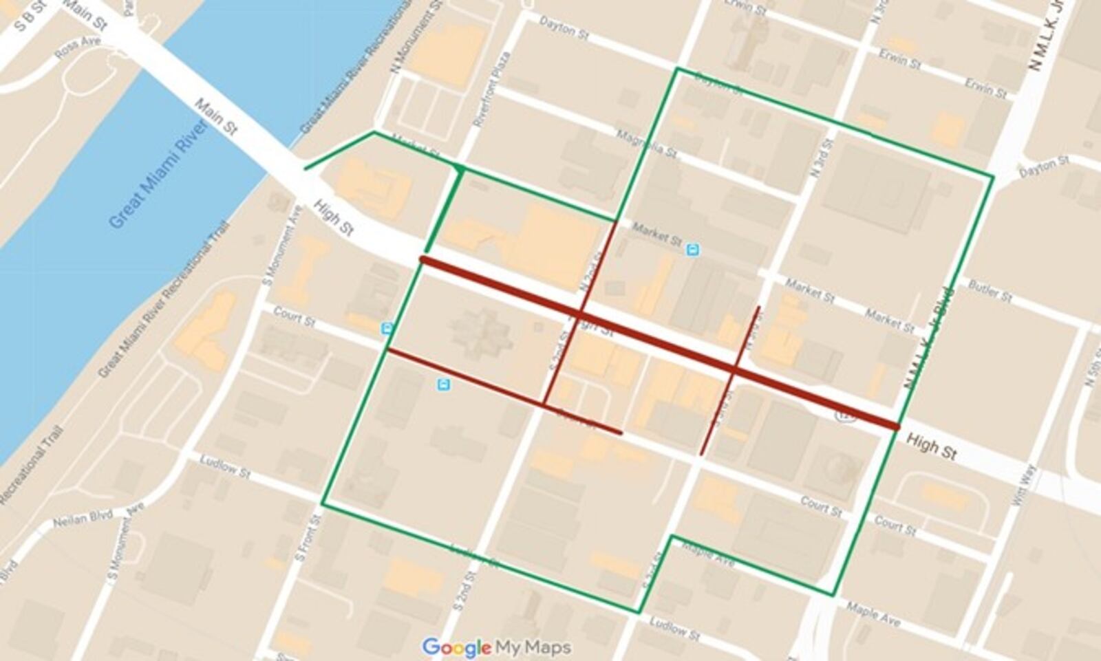 Drivers in Hamilton beginning at 8 p.m. Thurs., Oct. 6 through 5 a.m. Monday will not be able to travel through parts of the city blocked off for Operation Pumpkin. CONTRIBUTED/HAMILTON PD