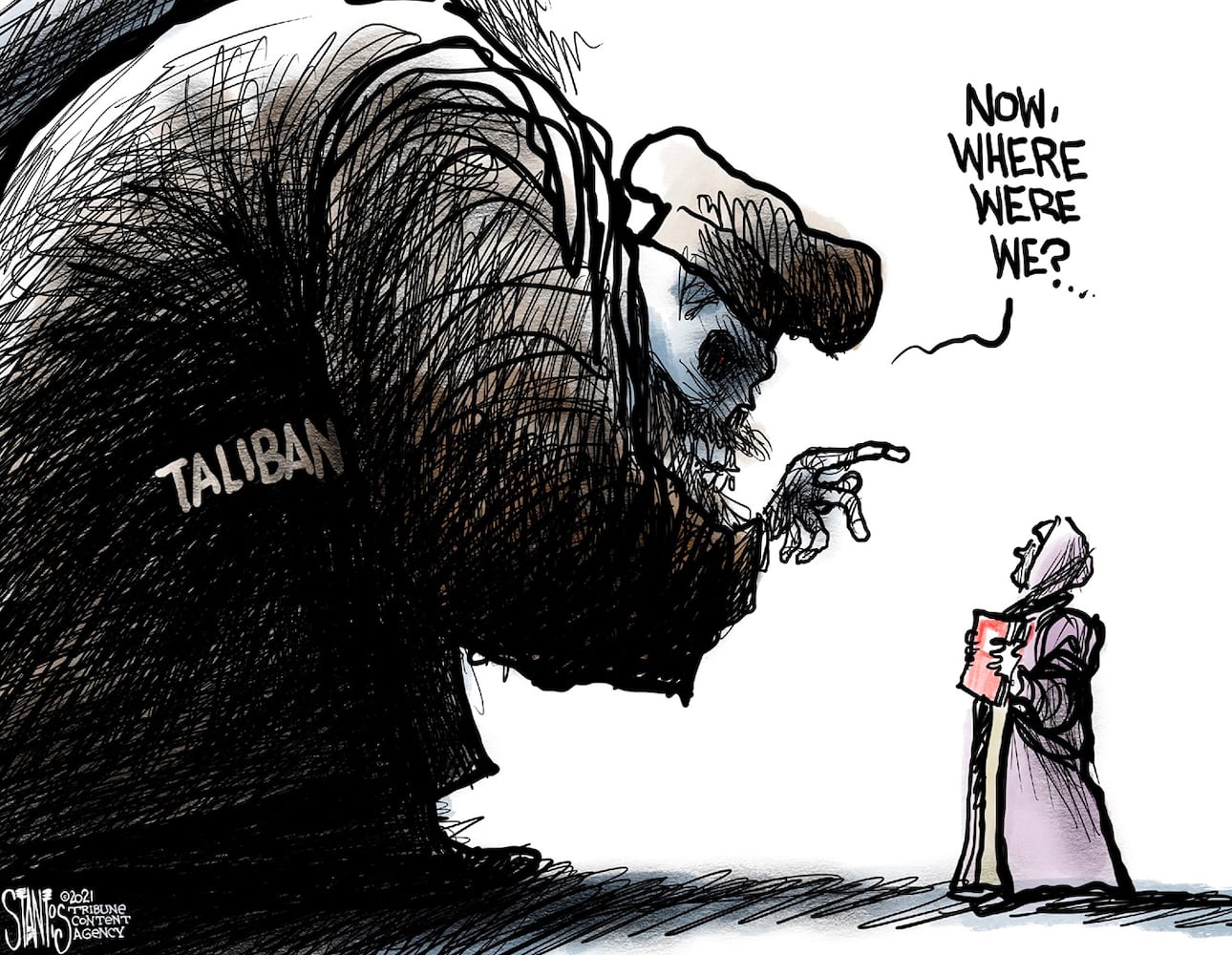 Week in cartoons: Afghanistan, Texas abortion law and more