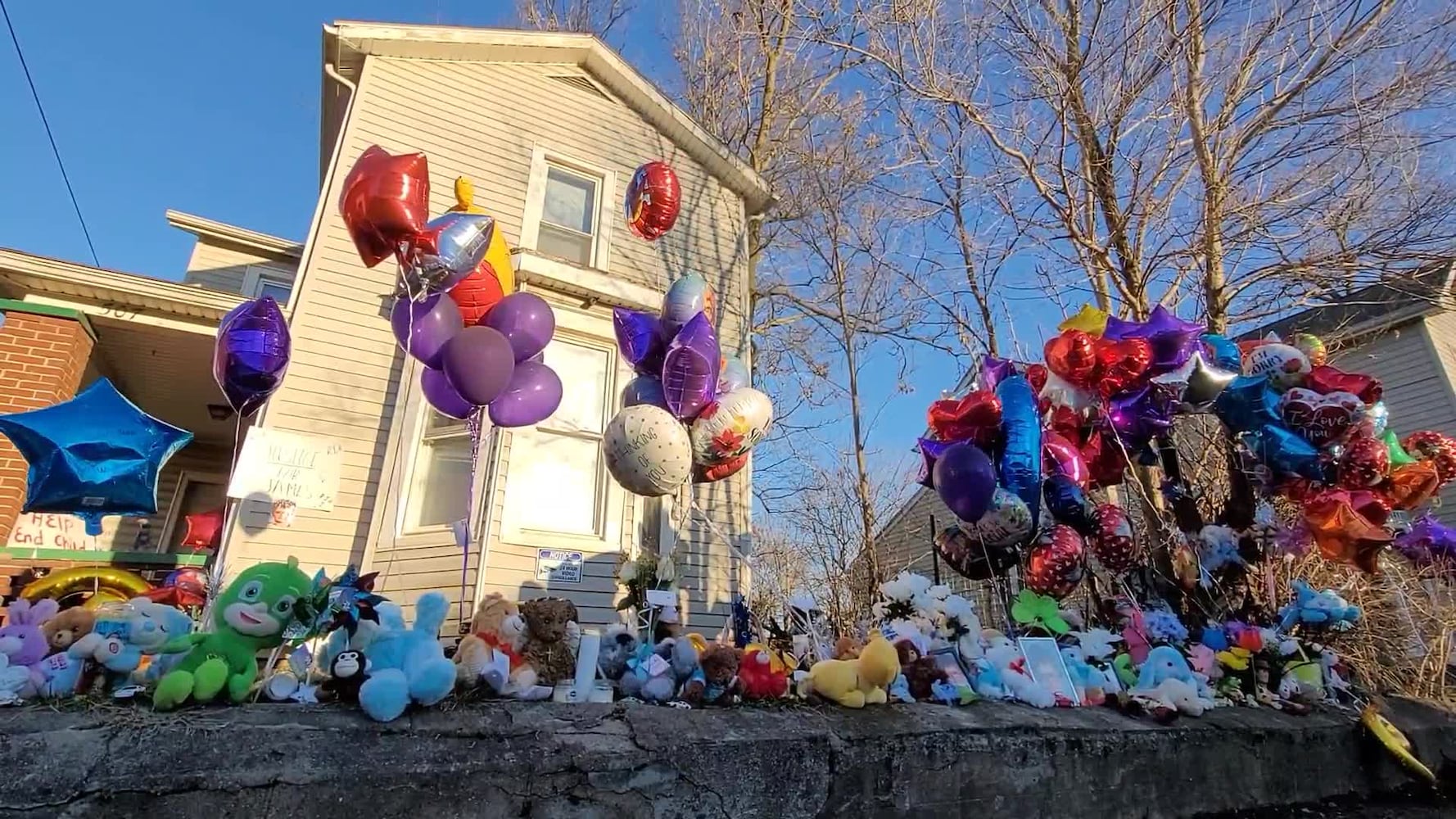 Memorial for Middletown 6-year-old James Hutchinson