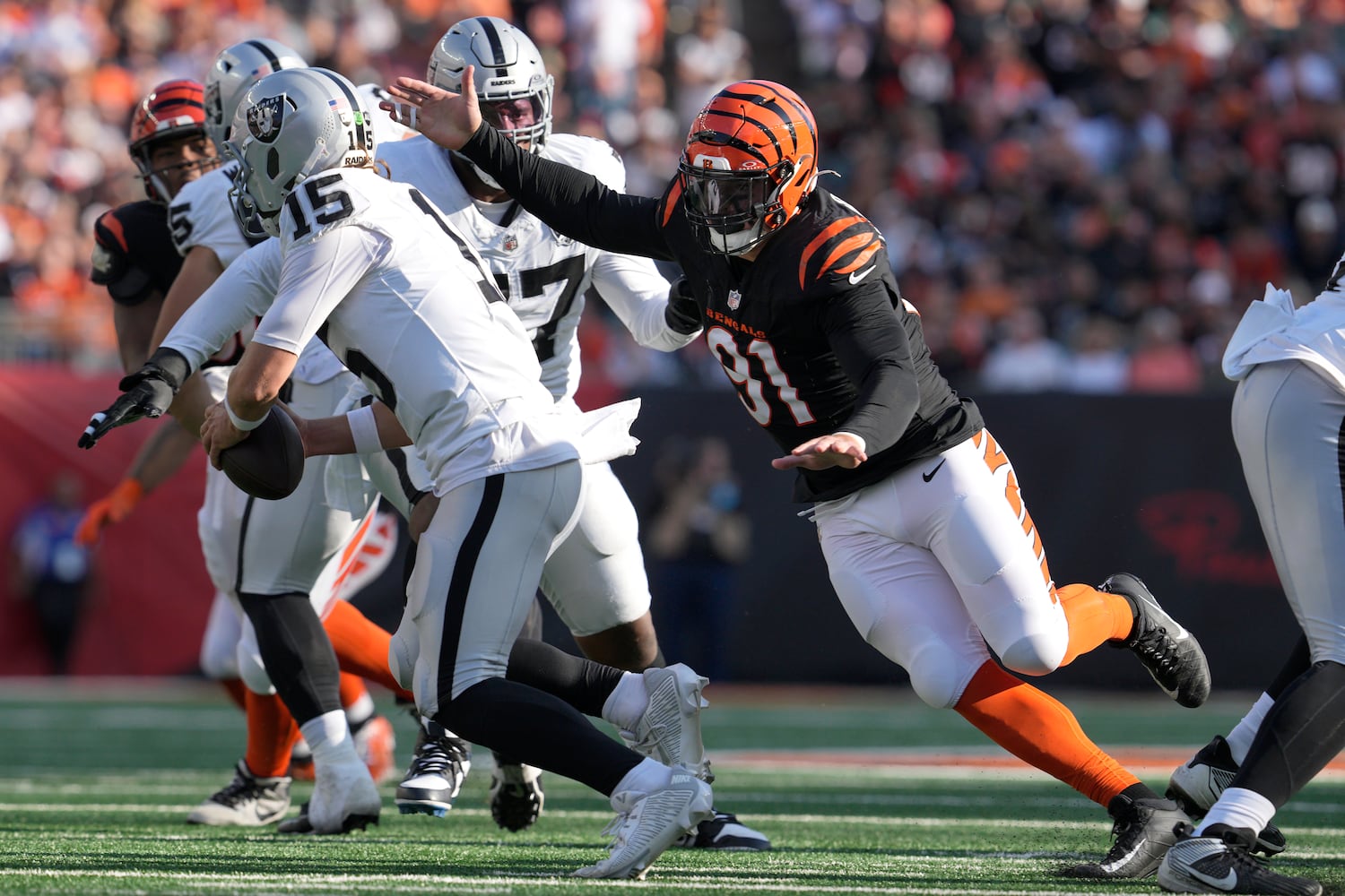 Raiders Bengals Football