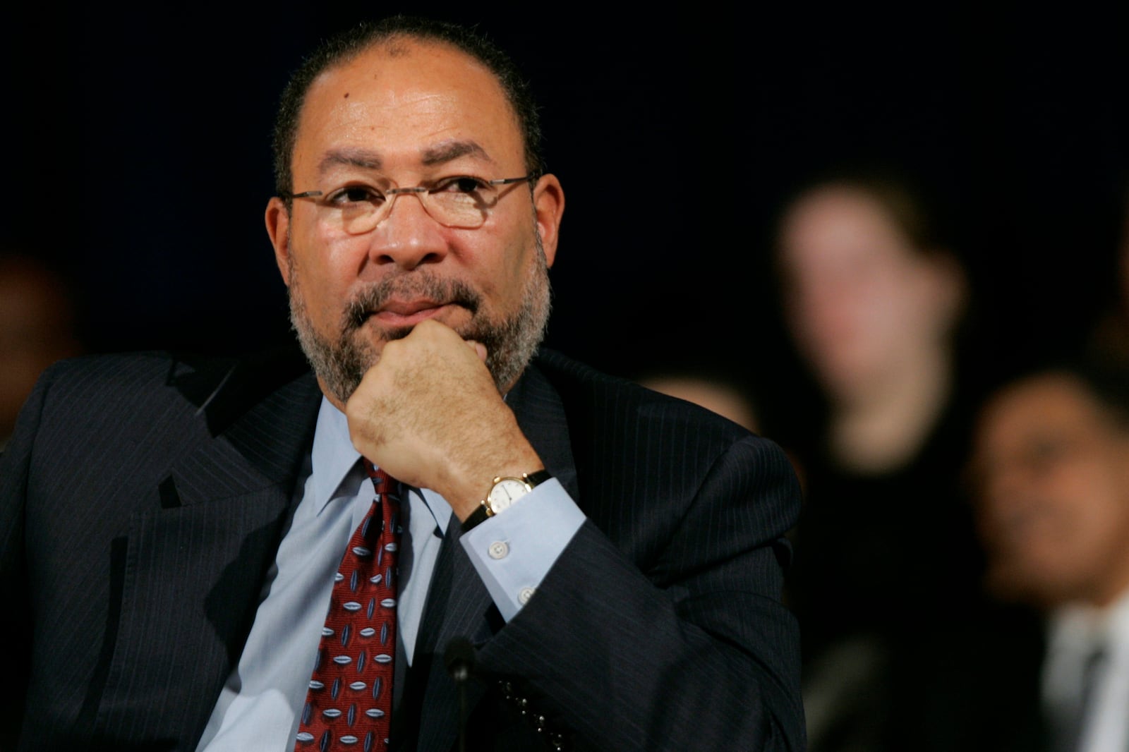 FILE - Time Warner CEO, Richard D. Parsons, participates in the White House Conference on the Economy: Financial Challenges for Today and Tomorrow, Thursday, Dec. 16, 2004, at the Ronald Reagan Building in Washington. (AP Photo/Lawrence Jackson, File)