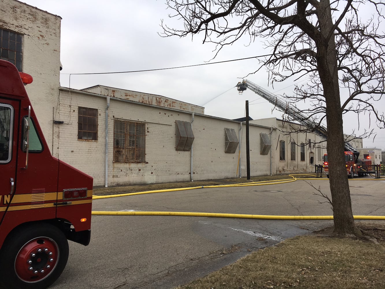 PHOTOS: Vacant warehouse fire in Middletown