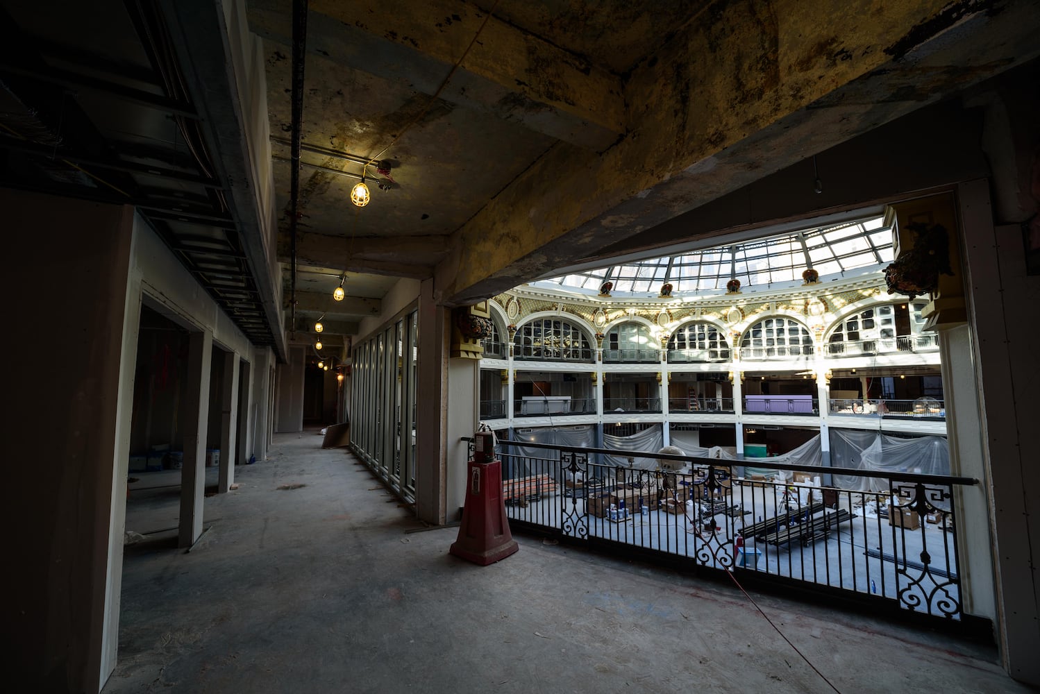 Dayton Arcade construction October 2020