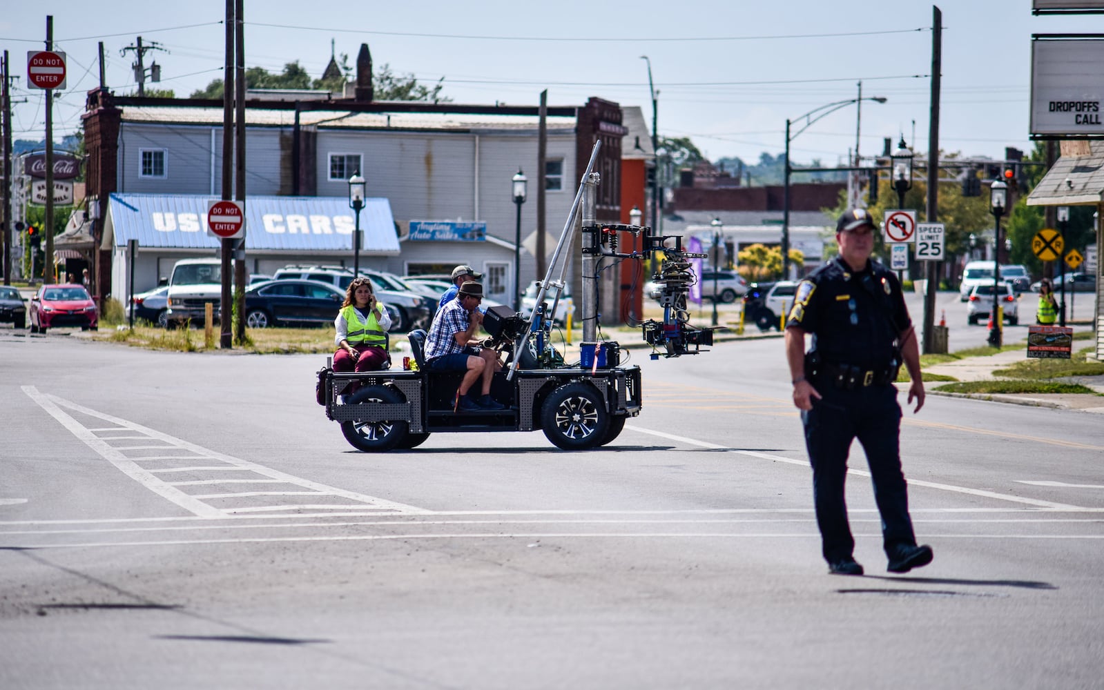 Scenes filmed in downtown Middletown for Hillbilly Elegy movie