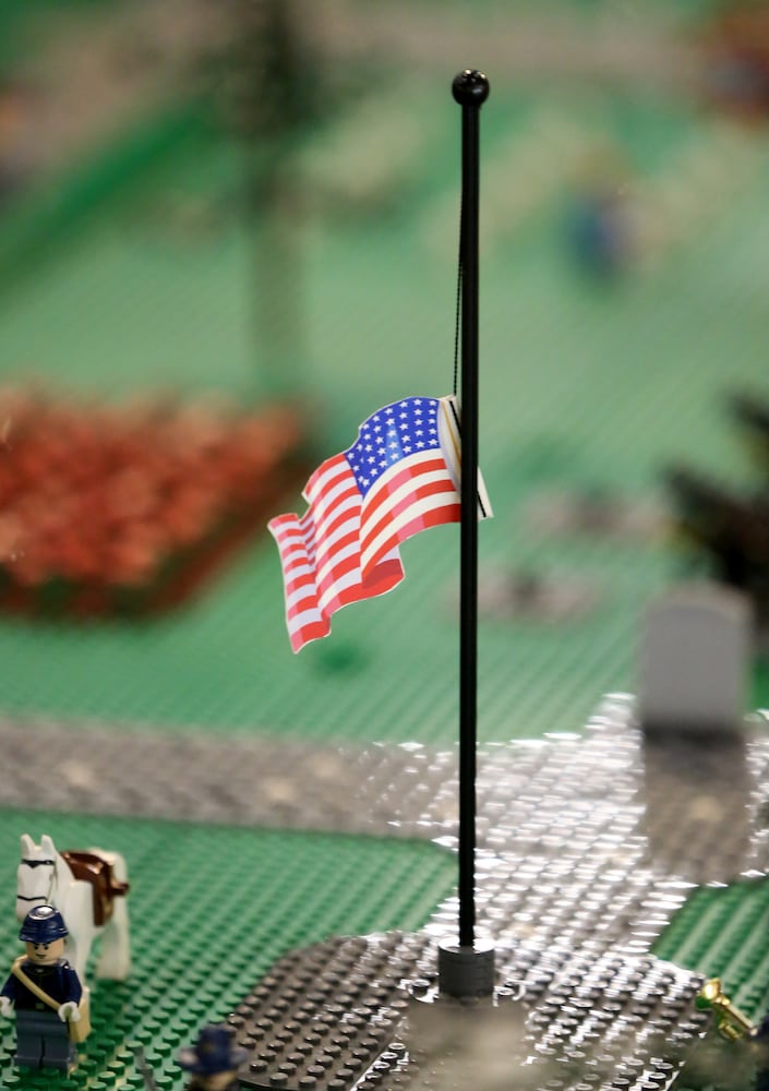 PHOTOS: A million LEGO bricks honor veterans in display at the Air Force Museum