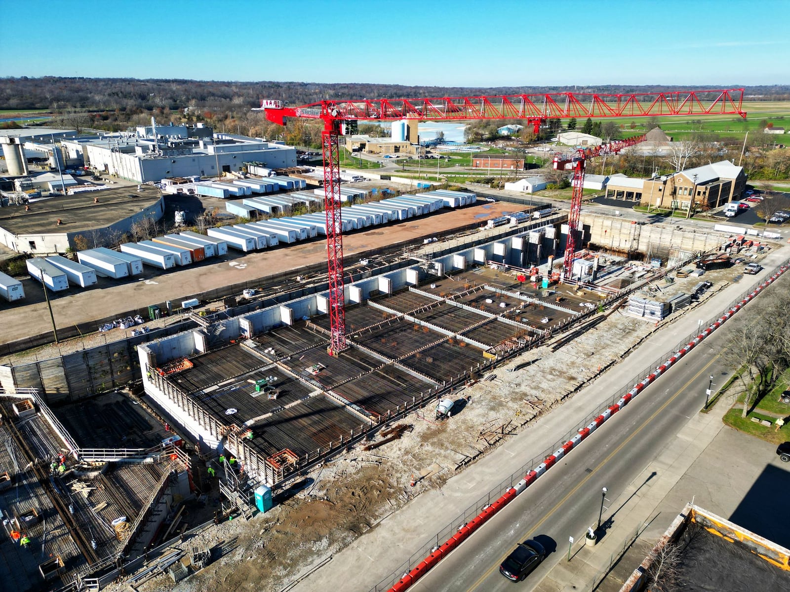 By 2026, the five-million-gallon tank and water movement system to help reduce combined sewer overflows will be in place on North Main Street and an urban park will  be on top.NICK GRAHAM/STAFF