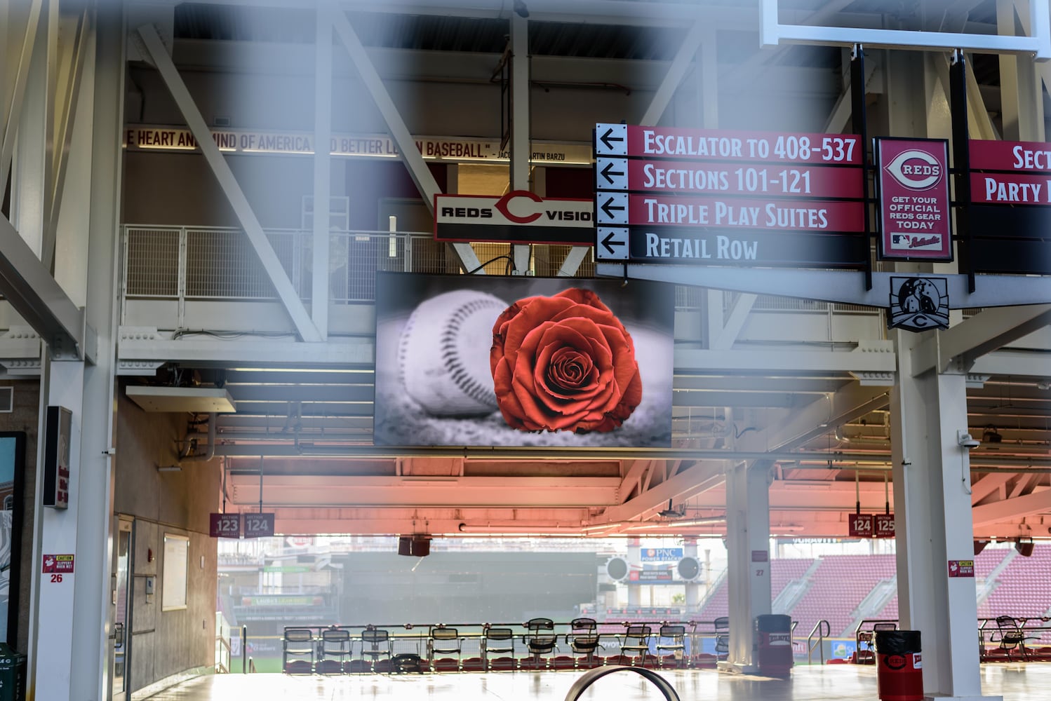 PHOTOS: Pete Rose Memorial at Great American Ball Park in Cincinnati