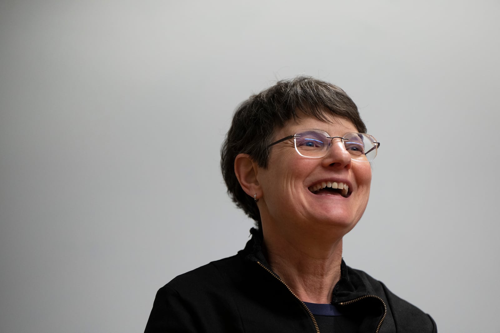 FILE - Democratic state Sen. Elizabeth Steiner speaks during press conference on the first day of the legislative session at the Oregon state Capitol, Monday, Feb. 5, 2024, in Salem, Ore. (AP Photo/Jenny Kane, File)