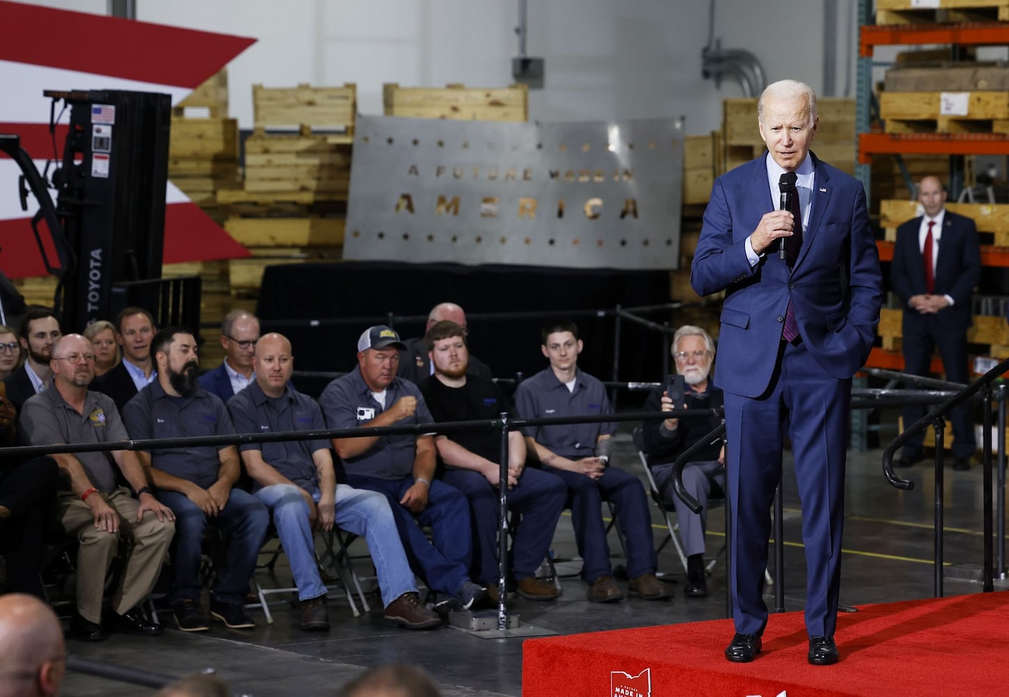 President Joe Biden in Hamilton