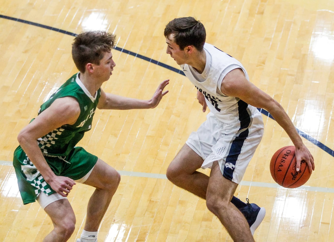 Edgewood vs Badin basketball