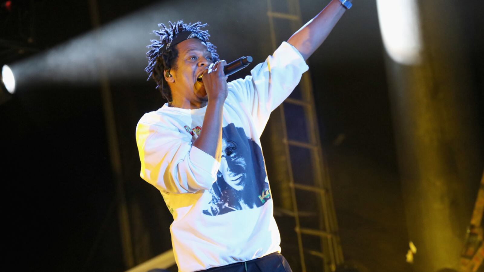 Jay-Z performs onstage at SOMETHING IN THE WATER - Day 2 on April 27, 2019,  in Virginia Beach City.